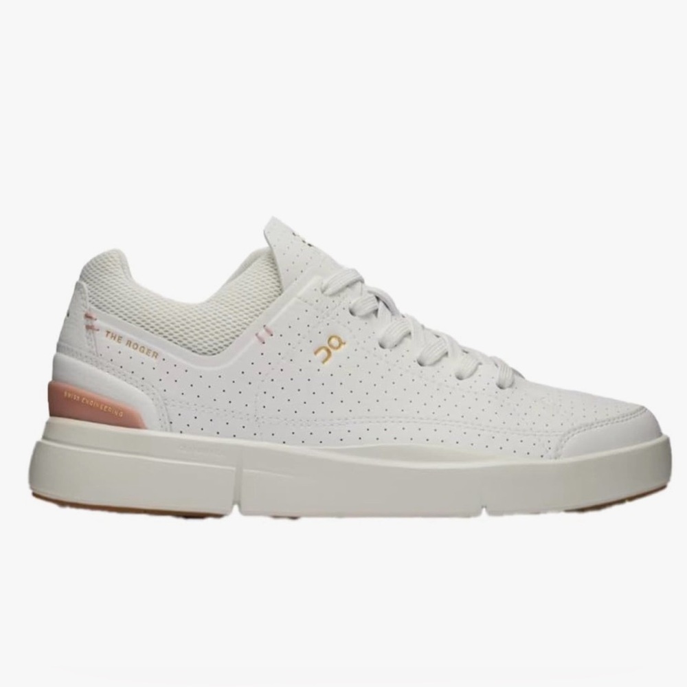 NEW On Cloud The Roger Court Shoe Womens Size 10.5 Pickleball Tennis White Pink